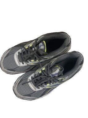 Reebok Pheeham Grey Neon Green Purple Running Sneakers